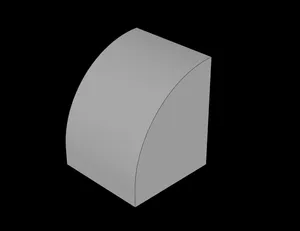 Lego Compatible (7126.dat) Brick 1 x 1 with Curved Top