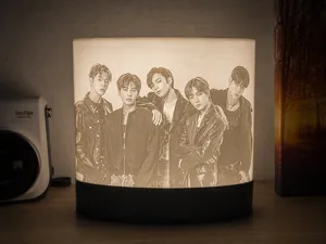 TOMORROW X TOGETHER (TXT) Lithophane 360° Lamp