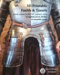 16th Century Plate Faulds and Tassets (hip and waist armor)
