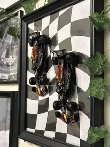 Bburago 1/43 Scale F1 Car Wall Mount