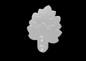 Lego Compatible (5058.dat) Plant Plate Round 1 x 2 with Layered Leaves