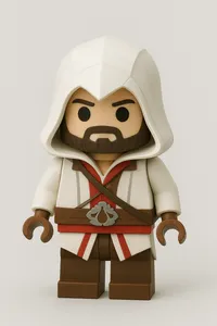 Lego Ezio Auditore Minifigure - Assasins Creed