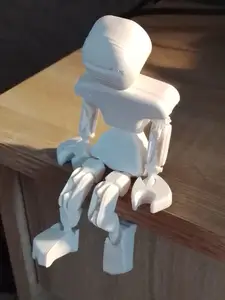 Body-Buddy: Cute Articulated Humanoid Robot | Fully Posable Desk Buddy | 3D Print Challenge