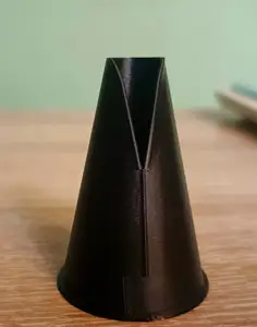 Pastry bag (syringe) nozzle.
