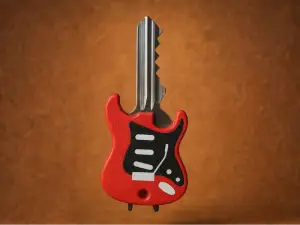 Electric Guitar Key Cover