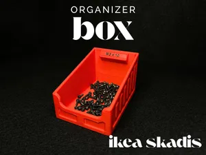 Organizer box for screws nuts and more