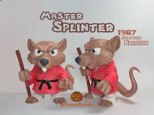 Master Splinter – TMNT 1987 DeskBuddy Figurine
