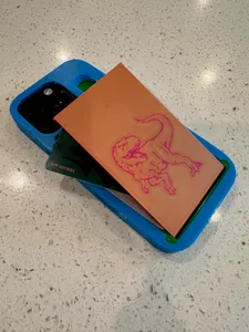 iPhone 16 pro case with 3 card wallet compartment