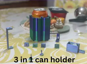 3 in 1 non-slip out can/cup holder
