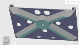EU motorcycle license plate holder