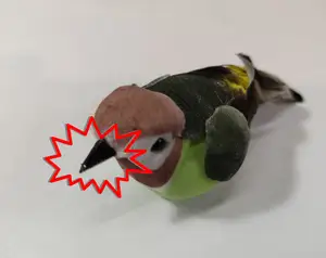 Ersatz-Schnabel für Vogel (Weihnachtsdeko)