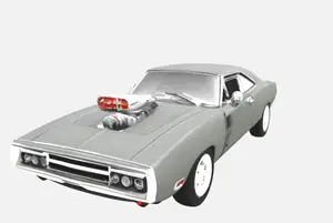 1970 Dodge Charger R/T — Classic Muscle Car Miniature with Supercharger
