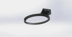 Wall mount for basketball ball.