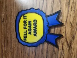 Fell For It Again Award