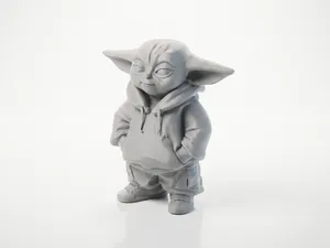 Street Yoda Figurine Urban Style 3D Printable