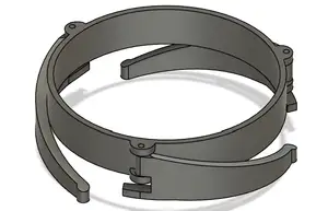 Camping stove gas canister support feet