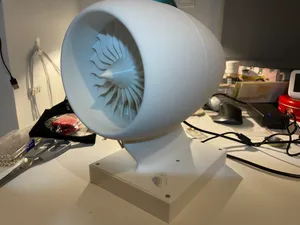 Desktop Jet Engine With Motor