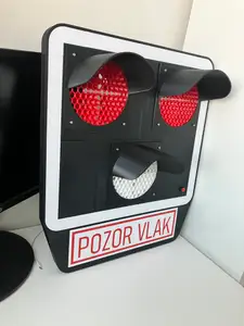 Czech Railway Crossing Warning Signal (52 cm)