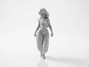 Princess Jasmine Figurine Animation 3D Printable