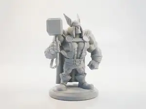 Buff Thor Bust Mythological Figurine 3D Printable