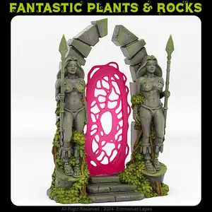 Amazone Portal With Its Lianas Effect