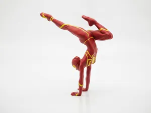 Gymnast Handstand Female Figure 3D Printable