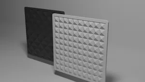 Qube 540 - Magnetic mesh panel covers