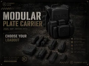Dummy 13 Modular SWAT/Military Plate Carrier Vest