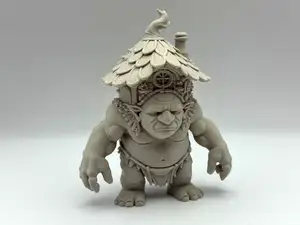 Cave Troll Fairy House