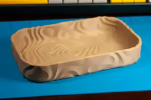 Ring pattern catch all tray