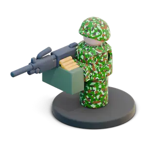 Down Range - JSDF Light Machine Gunner
