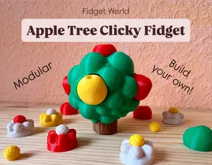Fidget World | Apple Tree Clicky Fidget Toy