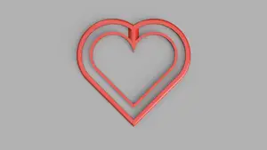 Heart-Shaped Page Holder Bookmark / Decoration