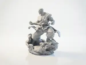 Lee Sin Martial Artist Figurine LOL Champions 3D Printable