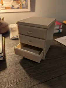 Mini Dresser (with working drawers for stickers or something)
