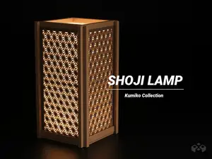 Kumiko Asanoha Lamp / 2 Versions / LED KIT 001