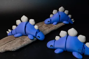 Snoozing Stegosaurus Flexi Fidget