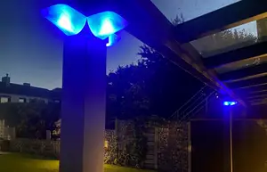 Veranda/Terrace REMOTE Lighting Solution based on Bambu RGB LED Dots