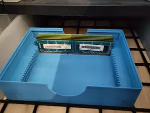 Gridfinity Ram Storage (Desktop - 1x4, 2x4, 3x4)
