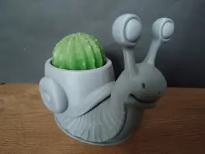 Snail (tea light holder, / flower pot)