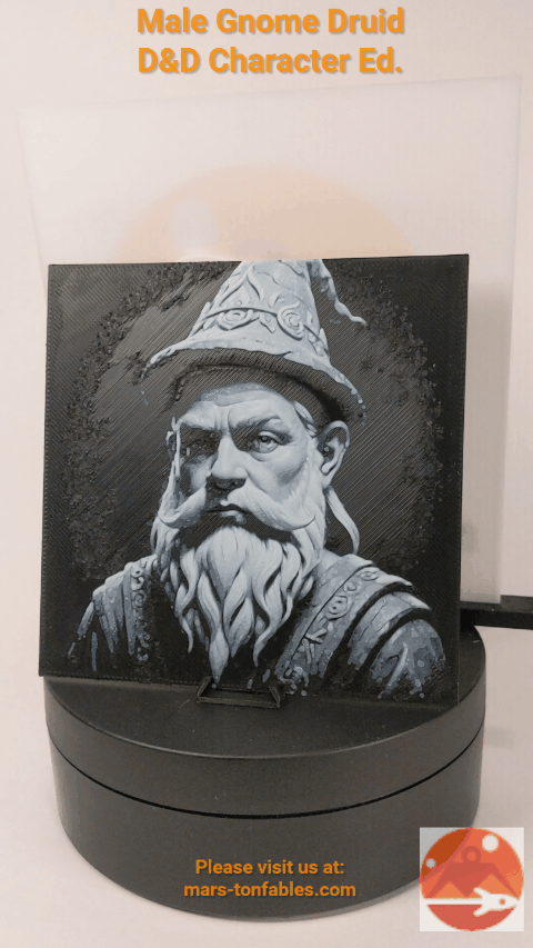 MTF-F004 D&D Male Gnome Druid