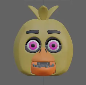 FNAF CHICA THE CHICKEN COSTUME/COSPLAY HEAD 3D printing