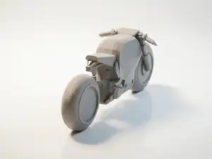 Futuristic Motorcycle Vehicle Model 3D Printable