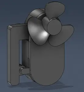 Mechanical Hand Fan