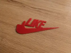 NIKE/LIKE logo sign