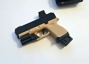 Extended Magazine for Glock Fidget Keychain – 3D-Printed Mini Slide-Action Toy