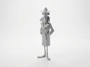 Inspector Gadget Figurine Cartoon 3D Printable