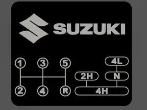 Suzuki 4X4 Gear Plate