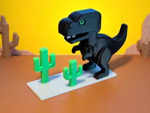 Google Chrome’s Dino (3D Fan Model)
