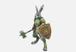 Harengon Paladin - DnD mini